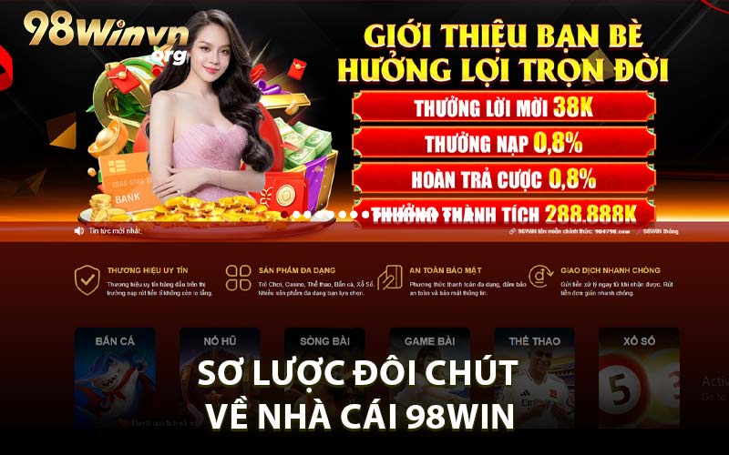 Sơ Lược Đôi Chút Về Nhà Cái 98WIN